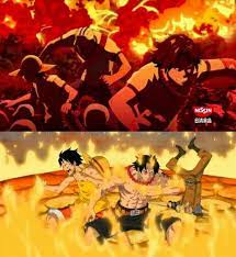 ace and luffy hungry day marineford one piece ace ace and luffy one piece anime