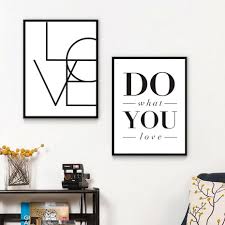 Black And White Photo Canvas Wall Art Love Sign Do What You Love Minimalist Words Of Love Wall Art Black White Canvas Poster Office Decoration Or Nursery Painting Wall Art Quotes Bedroom Love Wall Art Giraffe Wall Art