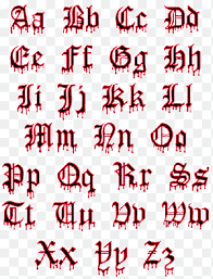 Gold leaf packs from the 1800's. Old English Latin Alphabet Png Images Pngegg