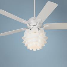Shop ceiling fans with lights at lumens.com. 52 Casa Optima Flower Light Kit White Ceiling Fan 11h01 Lamps Plus Girls Ceiling Fan White Ceiling Fan Ceiling Fan