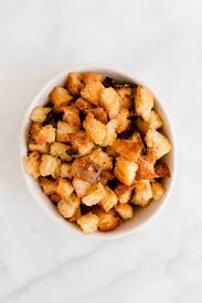 Homemade Croutons Recipe In 2020 Croutons Homemade Side Dishes Easy Quick Easy Meals