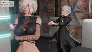 9s Feminisation Training (Nier Automata Futanari 3D Porn) [Peterraynor]