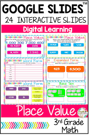 Place Value Google Slides Place Values Math Activities Math