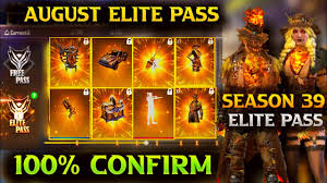 Free fire will celebrate its third anniversary in august with an event that starts on aug. August Elite Pass Free Fire 2021 Season 39 Elite Pass Next Elite Pass Full Review New Ep Review Youtube