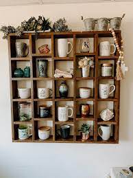 Large Coffee Mug Display Shelf 9169 Coffee Mug Display Mug Display Wine Glass Display