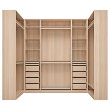 Two people are needed to assemble this furniture. Pax Corner Wardrobe White Stained Oak Effect Ikea