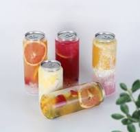 330ml plastic juice can with full open lids