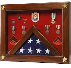 You can buy shadow boxes online including military shadow boxes and state shadow boxes. Military Medal Shadow Box With Display Case For 3 X5 Flag Transitional Wall Accents By Freedom Display Cases