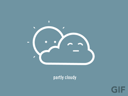 Find this pin and more on google weather frog by desiree prince. Partly Cloudy Gif Motion Design Animation Pixel Art Design Animated Icons