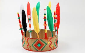 Bastelanleitung Indiander Stirnband Indianer Basteln Indianer Stirnband