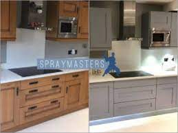 If you never handled spray paint before then first. Spraying Kitchen Cabinets Professional Spray Painting Kitchen Cabinets Spraymasters Uk Spray Paint Kitchen Cabinets Painting Kitchen Cabinets Kitchen Spray