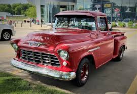 Image result for Red 1955 Truck