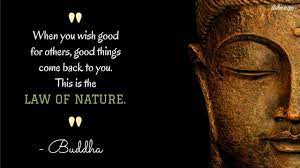 But the actual meaning of karma is deed or action only. Law Of Nature Karma Quote Karma Quotes Famous Buddha Quotes Buddha Quotes Love
