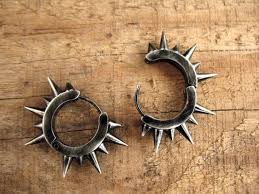 New fashion punk rocker 60 ideas. Gothic Men Cool Mens Gifts Punk Rock Earrings Spikes Huggie Guys Black Jewelry For Boyfriend Stainless Steel Black Spike Studs Punk Rock Jewelry Punk Rock Gothic Men