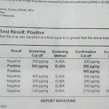 Negative results are often released within 24 hours. Hair Follicle Test Results Levels Chart Dunce
