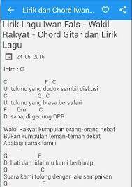 Tak sombong walaupun ada followers beribu. Lirik Chord Iwan Fals Mania Fur Android Apk Herunterladen