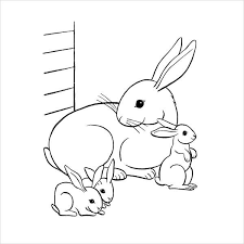 Donald duck and gift coloring pages. Free 9 Bunny Coloring Pages In Ai
