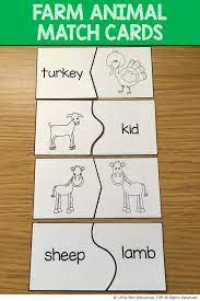 Farm Animal Mother Baby Match Cards Farm Animals Activities Animal Activities Mother And Baby Animals