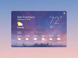 With this weather forecast app, you can get daily and hourly forecasts, severe weather alerts, daily&7 day weather updates, fancy clock weather widgets, weather news and global weather. Weather Widget Widget Design App Design Inspiration Web Layout Design