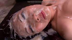 Japanese Girl - Immense Amount Of Cum On Her Face