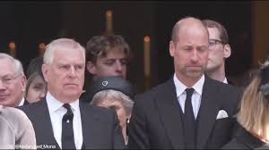 Prince Andrew disrespectful move at funeral leaves royals uncomfortable