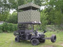 From spraying plots during the summer, to hunting in the fall, to woods work in the winter, it's safe to say we use our fair share of gear. One Bad Utv Atv Hunting Blinds Hunting