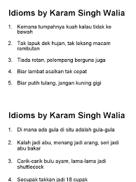 Menang jadi arang, kalah jadi abu. Idioms By Karam Singh Walia