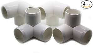 Making furniture with pvc is a relatively inexpensive alternative to purchasing outdoor patio furniture. Amazon Com 3 Way Tee Pvc Fitting Build Heavy Duty Pvc Furniture Grade Sch 40 Pvc 1 Elbow Fittings For One Inch Size Pipe White 4 Pack Home Improvement