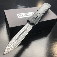 Zedd Damascus Otf Knife Damascus Steel Tactical Knives