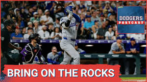DODGERS POSTCAST_ DODGERS happy to see the SLUMPBUSTING ROCKIES. Excercising demons in a route