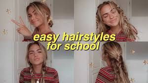 7 Easy Heatless Hairstyles For School Summer Mckeen Youtube Heatless Hairstyles Hairstyles For School Easy Hairstyles For School