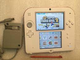 Shop 2ds super mario bros 2 & more. Sistema De Juego Nintendo 2ds Blanco Nuevo Super Mario Bros 2 Pre Instalado Consola C33 Ebay