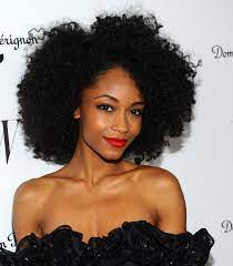 21 Celebrity Afros To Swoon Over This Season Actress Hairstyles Hair Styles Long Hair Community