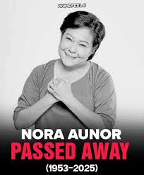 Rest in Peace, Nora Aunor. 🕊️