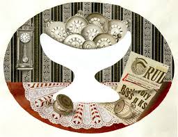 Mindsigh Adolf Hoffmeister Thrilling Still Life With Time 1968 Inspirational Artwork Weird World Newspaper Collage