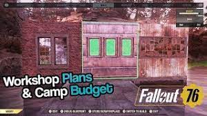 Fallout 76 Where To Find C A M P Workshop Plans Youtube