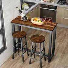 Rea 3 Piece Pub Table Set In 2020 Small Kitchen Tables Kitchen Bar Table Pub Table Sets