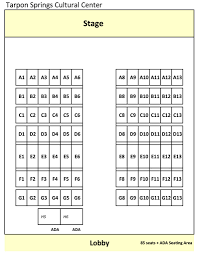 Venue Seating Charts Tarpon Arts