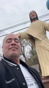 Stopped to play a game of basketball with KC