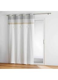 Rideau Tamisant Au Top Raye Avec Pompons Blanc Homemaison Vente En Ligne Tous Les Rideaux Rideaux Rideau Blanc Deco Rideau