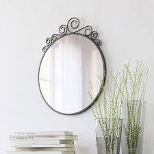 This wall mirror features a solid pine wood construction with pine veneer panels for a durable design. Ikea Round Mirror With Black Frame Home Furniture Furniture On Carousell