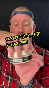 Experience the Luxury of Wet Shaving with Fine Accoutrements Platinum Kit