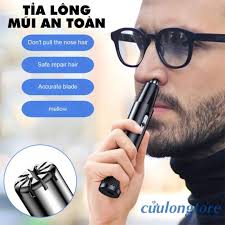 Tỉa lông mũi máy cạo râu 2 trong 1 đa năng mini bỏ túi sạc pin kéo cắt máy  tỉa lông mũi nam nữ công nghệ Đức lưỡi an toàn cho da -