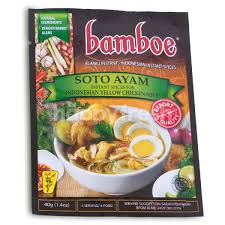 Goreng dalam minyak panas dan banyak hingga kering dan matang lalu angkat dan tiriskan. Jual Bamboe Indonesian Yellow Chicken Soup Di Rezeki Happyfresh