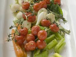 Buntes Gebratenes Gemuse Cherrytomaten Sellerie Lauchzwiebeln Karotten Rezept Eat Smarter