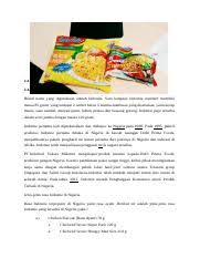 Text of riset pemasaran produk indomie. 4p Indomie Di Nigeria Rtf 2 4 Strategi 4p Indomie Di Nigeria 2 4 1 Product Produk Brand Name Yang Digunakaan Adalah Indomie Satu Bungkus Indomie Course Hero