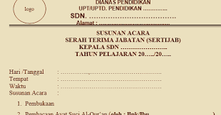 Yang bertanda tangan di bawah ini : Kumpulan Contoh Berkas Administrasi Sertijab Kepala Sekolah Lengkap Guru Galeri