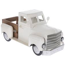Cream Vintage Metal Truck Hobby Lobby 5340104 Table Top Decor Vintage Metal Christmas Pillow