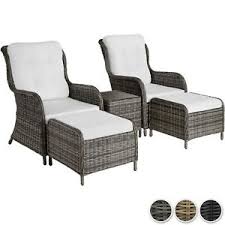 Man spricht in der designerwelt von richtigen farben und von nuancen des momentes. Alu Garten Mobel Set Aus Sessel Hocker Tisch Polster Rattan Lounge Sitzgarnitur Ebay