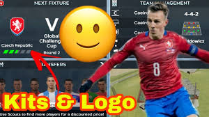 Download wallpapers fc levski sofia, 4k, material design, levski logo, bulgarian football club, blue white abstraction, emblem, parva liga, sofia, bulgaria, football besthqwallpapers.com. Dream League Soccer 2020 How To Make Czech Republic National Team Kits And Logo 2020 Youtube